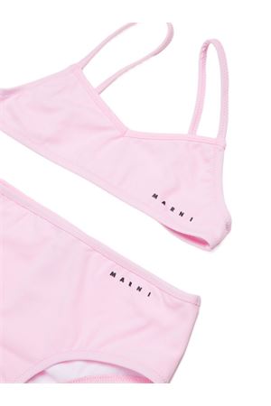 costume con logo rosa MARNI KIDS | M01759M00M20M351